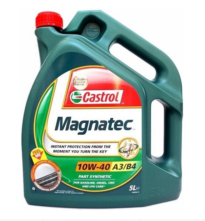 Částečně sytnetický olej .CASTROL MAGNATEC 10W-40 A3/B4 5L